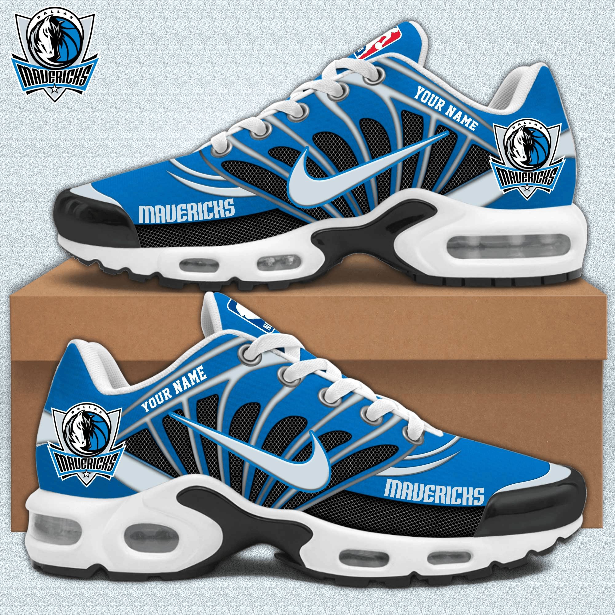Dallas Mavericks Air Max Plus Shoes Sneakers For Men And Women