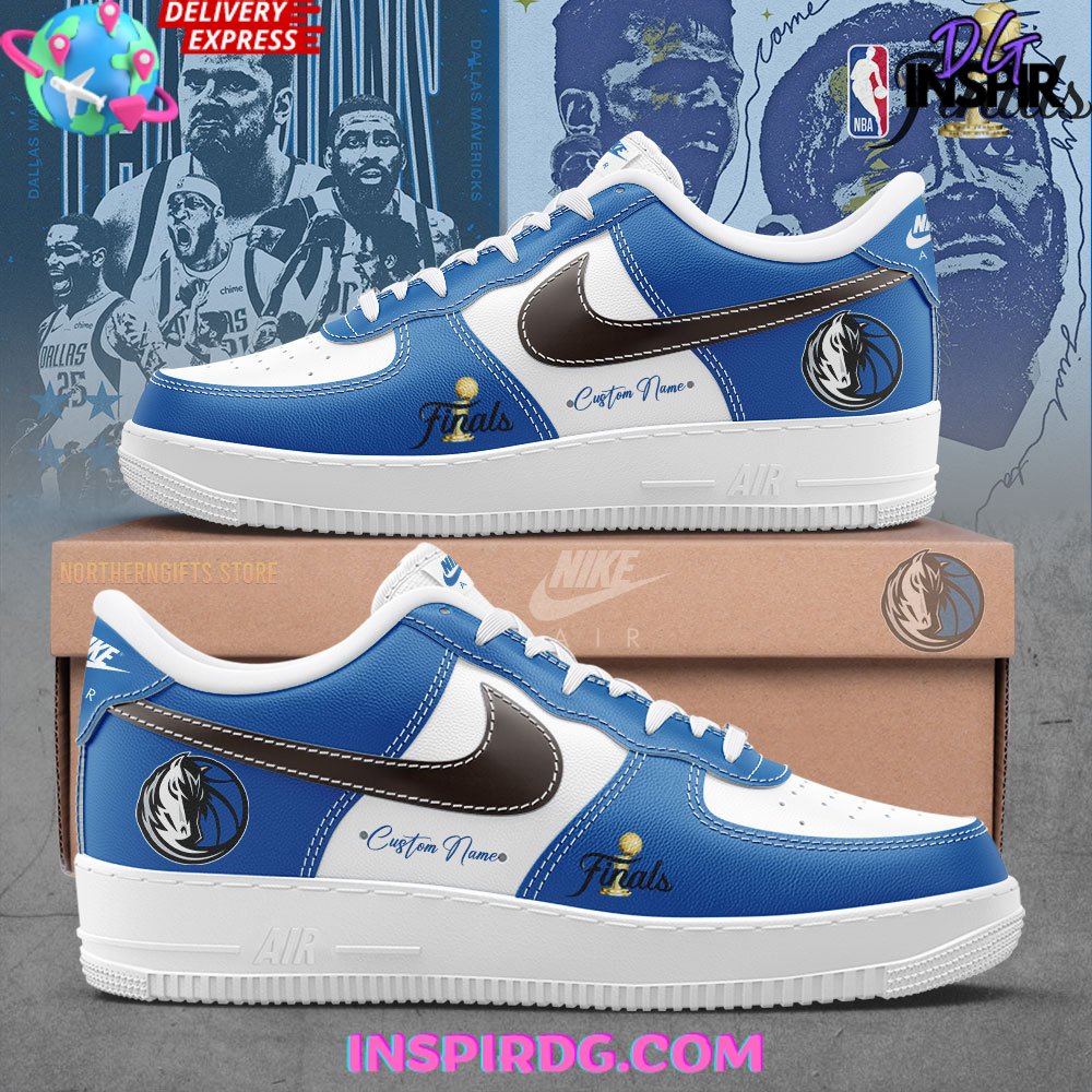 Dallas Mavericks Final Champions Custom Air Force 1