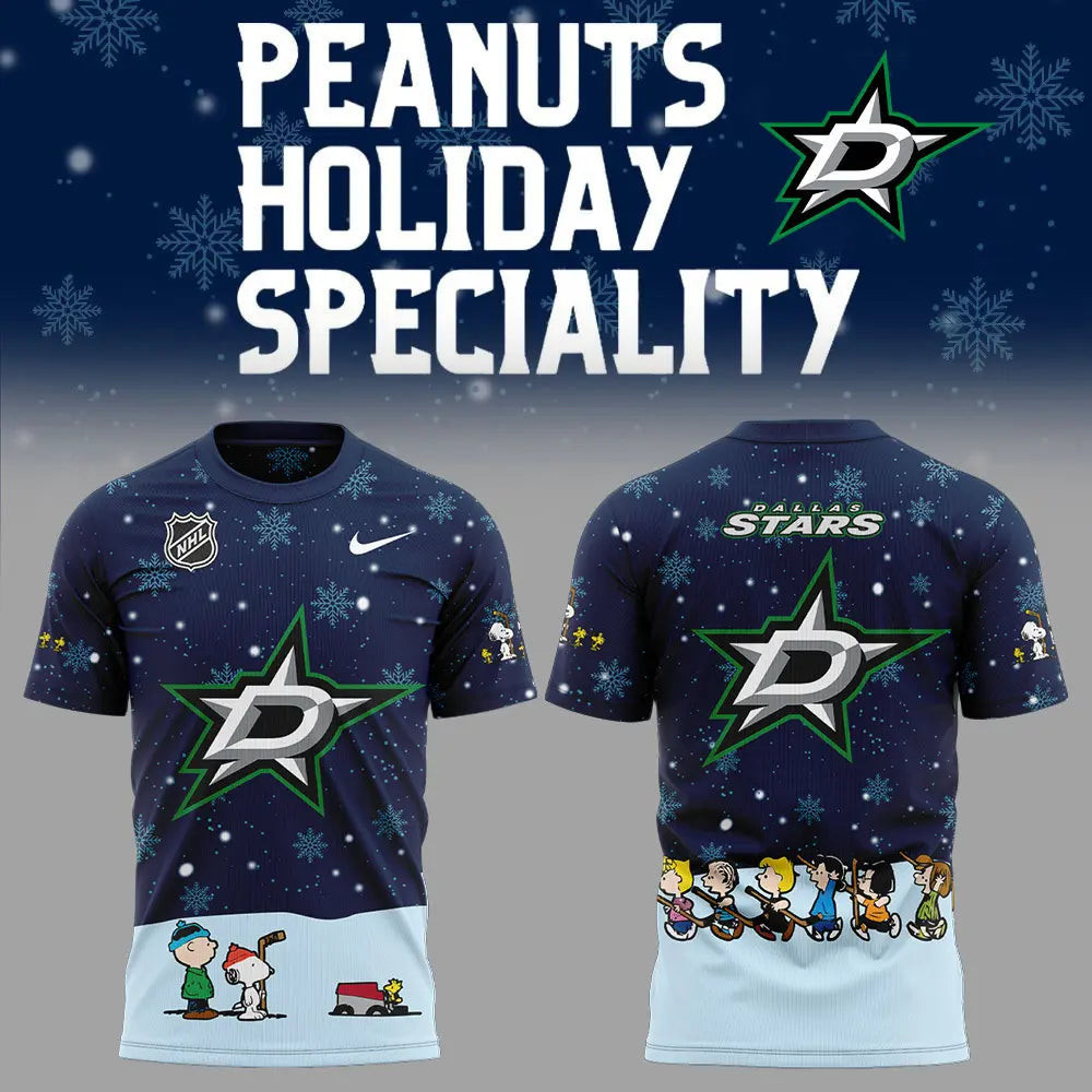 Dallas Stars Peanuts Hookey Shirtnoopy Night Hockey T-Shirt Mom And Daughter Gifts Oregontrailrvpk Shirt