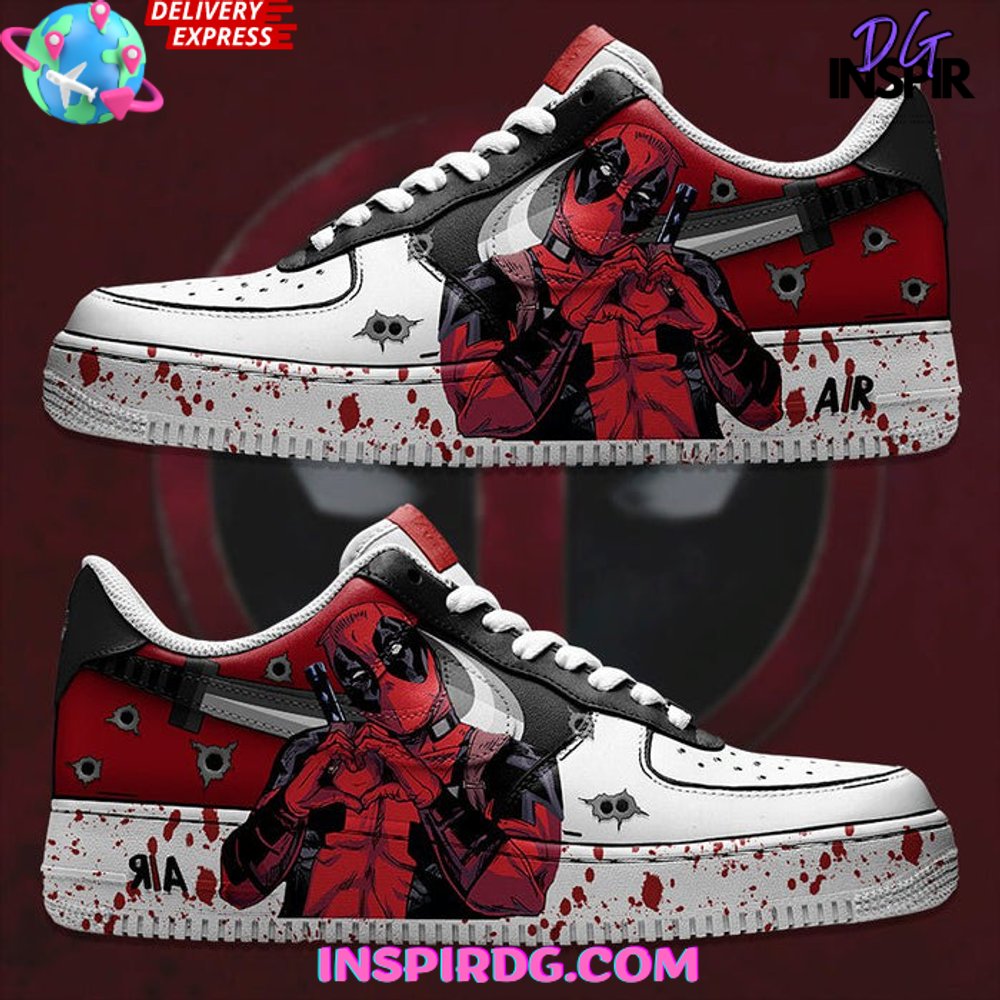 Deadpool Love You Limited Edition Air Force 1