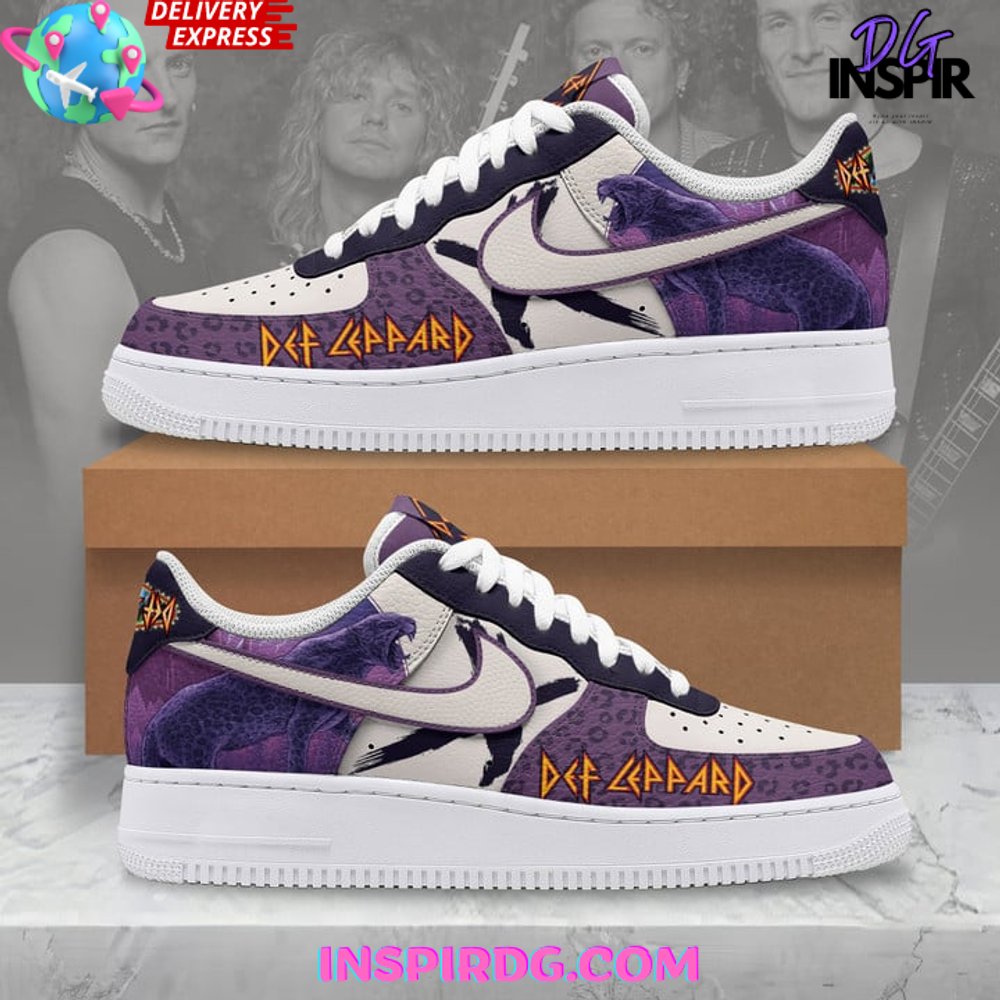 Def Leppard Purple Limited Edition Air Force 1