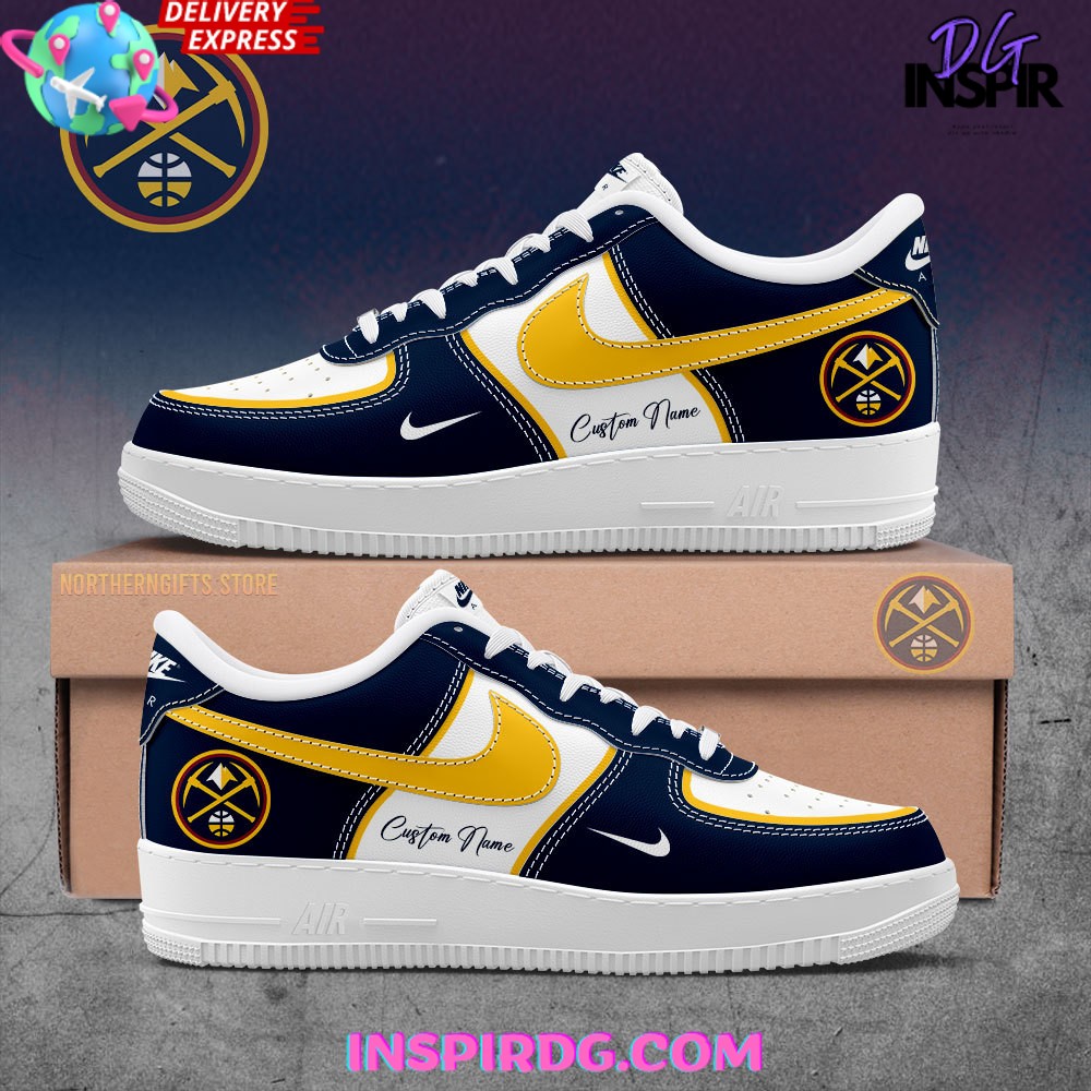 Denver Nuggets x Custom Name Air Force 1