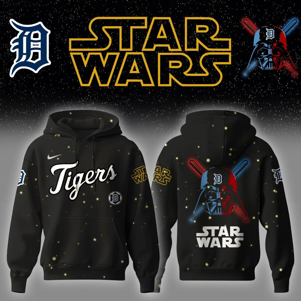 Detroit Tigers x Star Wars Night Hoodie Unique Best Gifts For Detroit Tigers Fans For Him