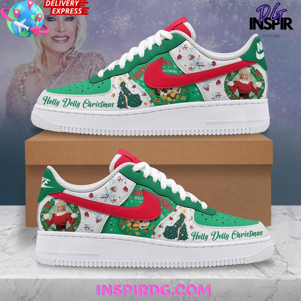 Dolly Parton Holly Dolly Christmas Limited Edition Air Force 1
