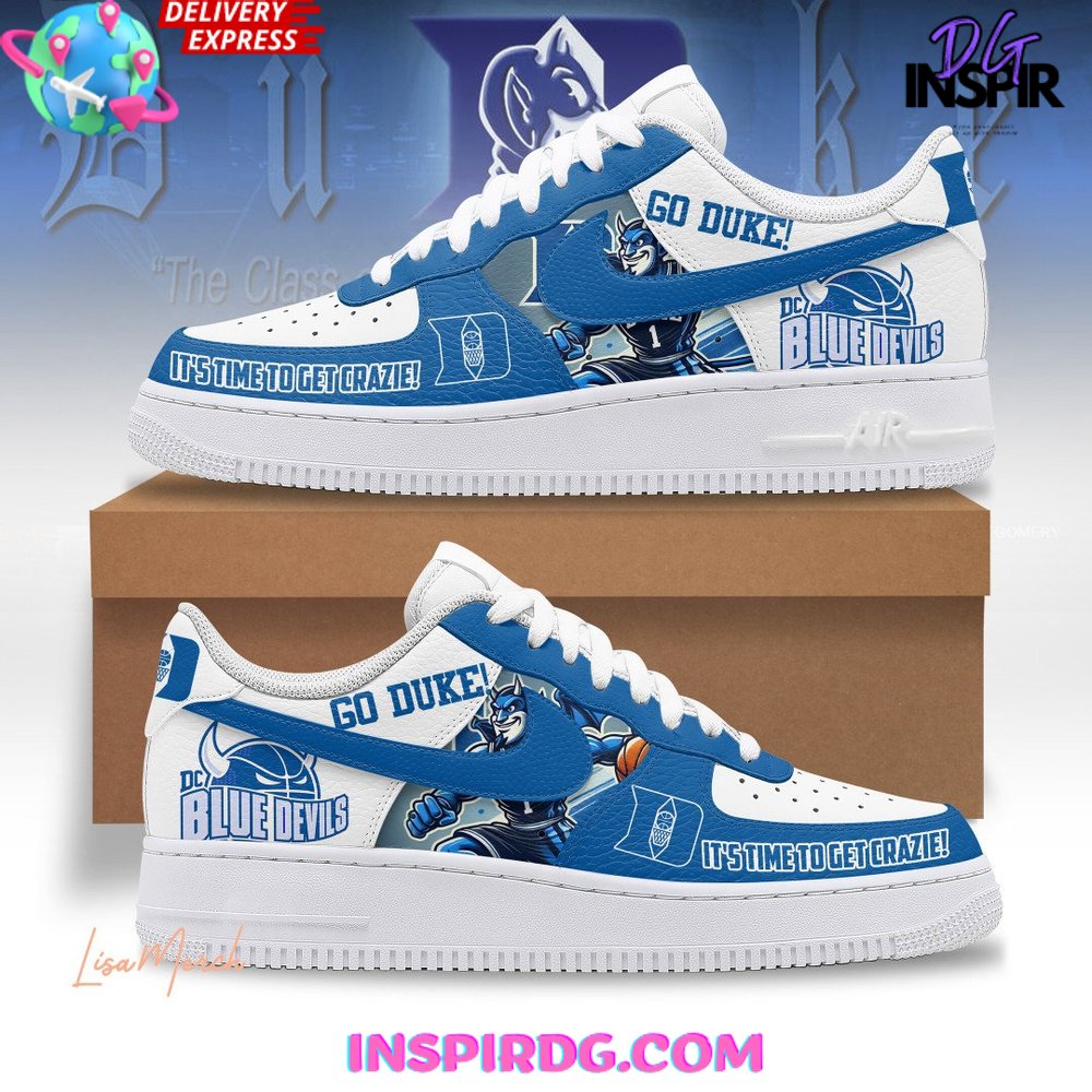 Duke Blue Devils Go Duke Limited Edition Air Force 1