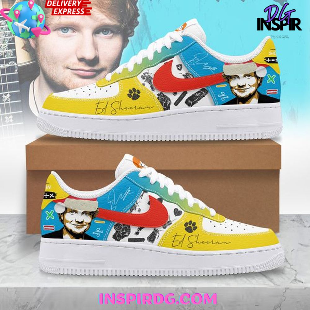 Ed Sheeran Christmas Limited Edition Air Force 1