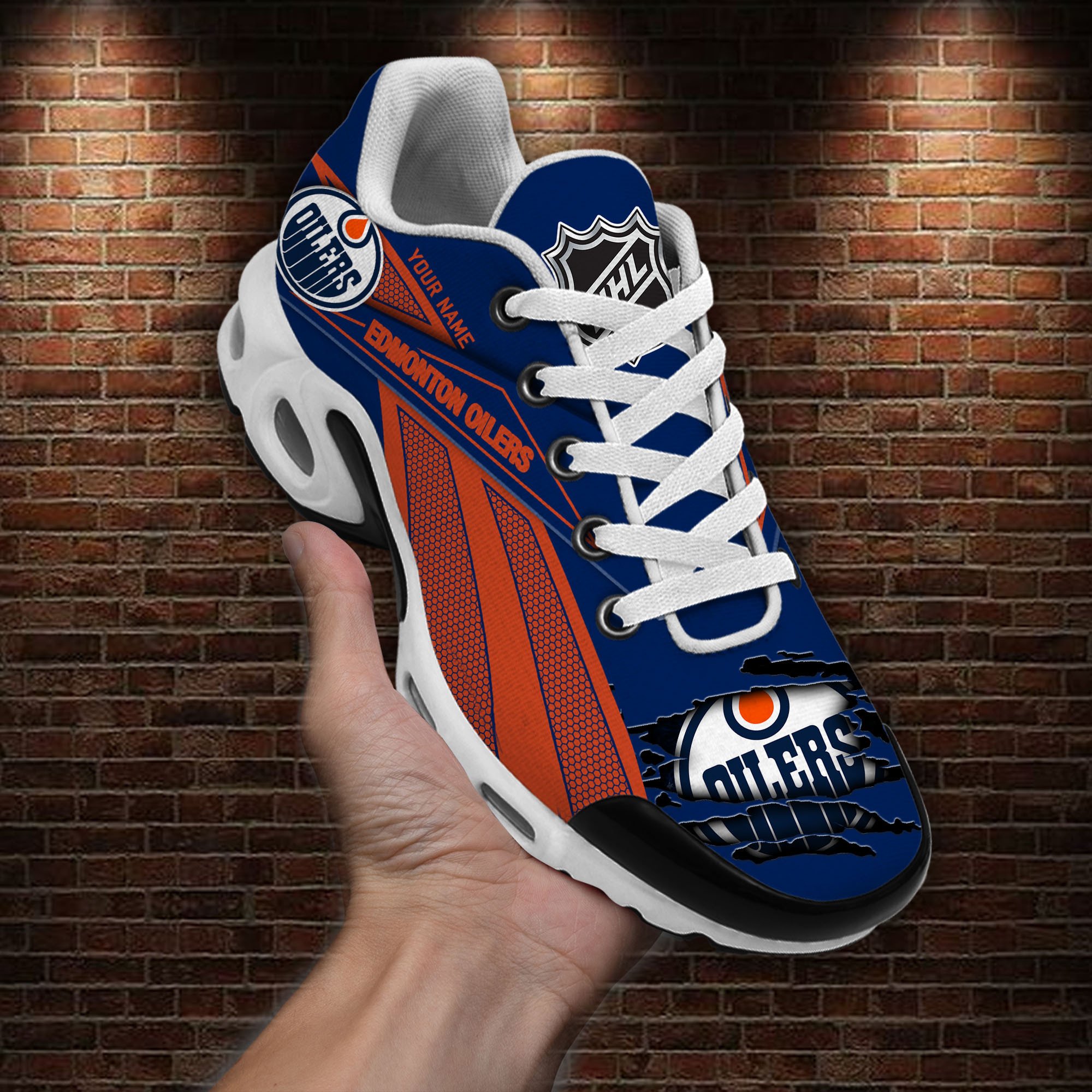 Edmonton Oilers Air Max Plus Shoes Sneakers For Men And Women