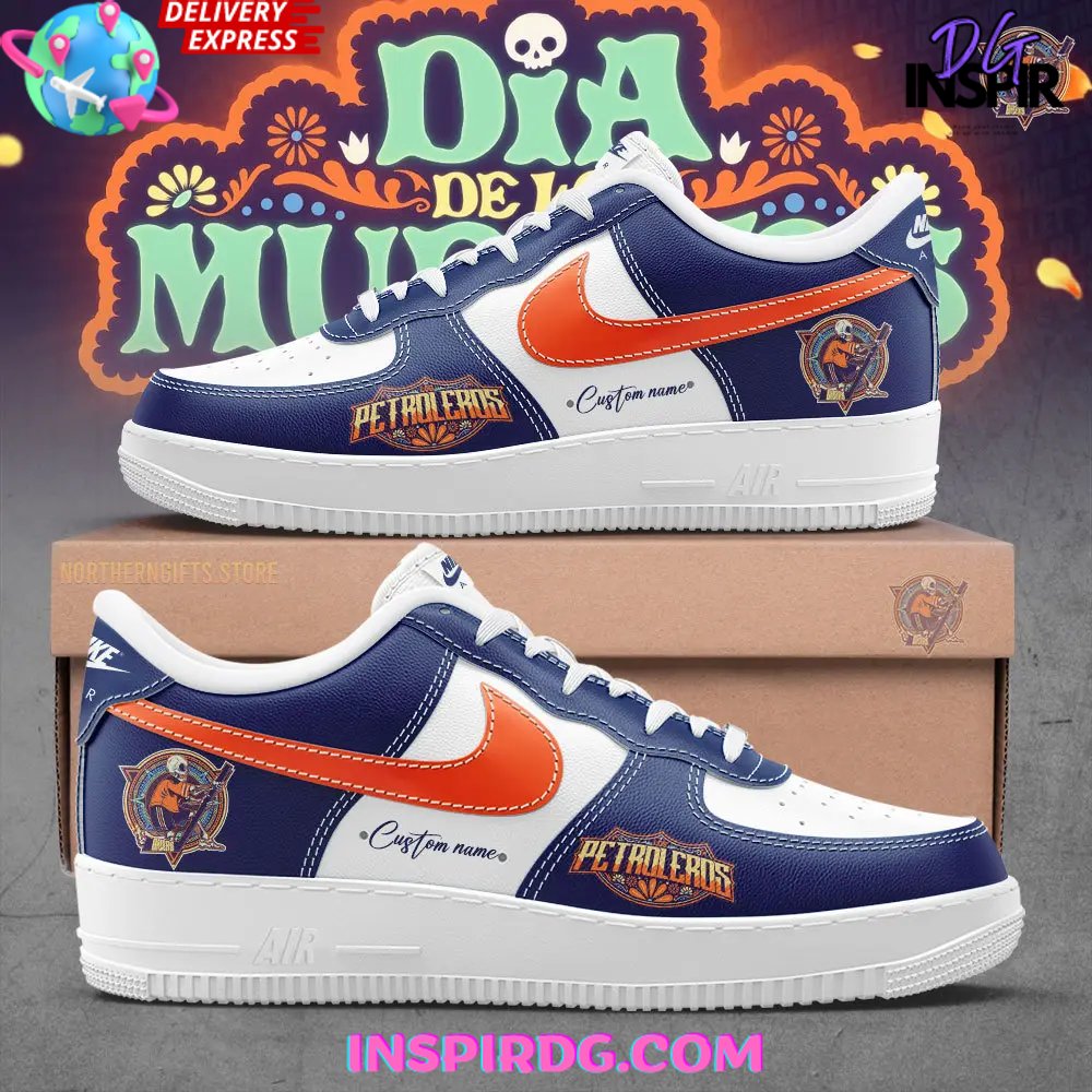 Edmonton Oilers Dia de los Muertos 2024 Air Force 1