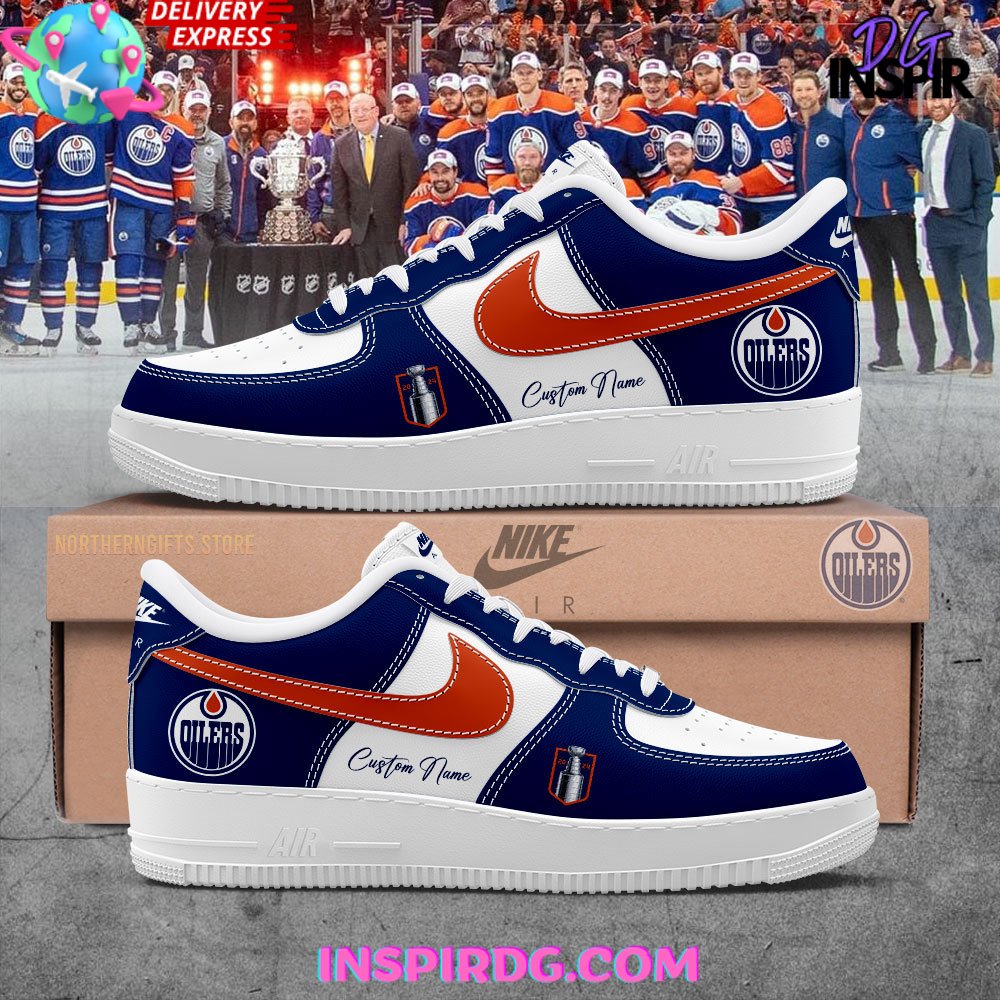 Edmonton Oilers Stanley Cup Custom Air Force 1