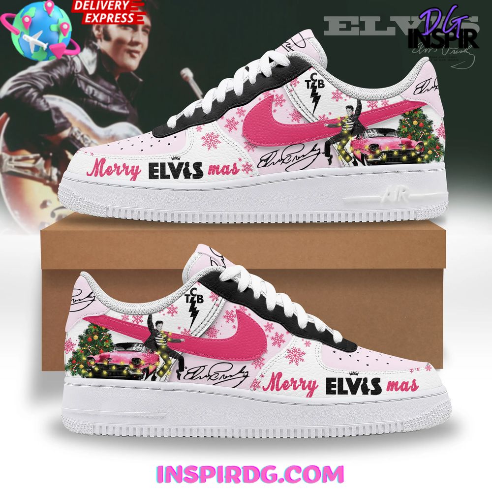 Elvis Presley Merry Christmas Limited Edition Air Force 1