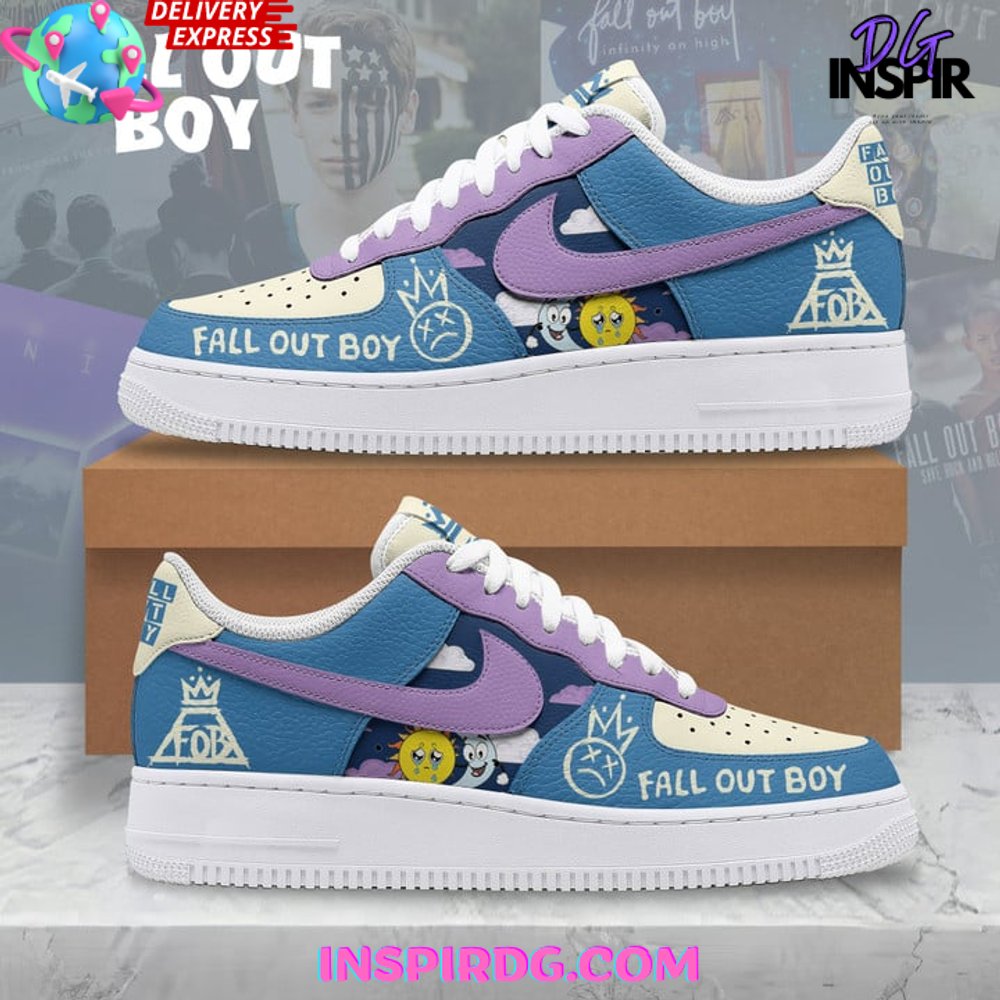 Fall Out Boy Limited Edition Air Force 1 Shoes