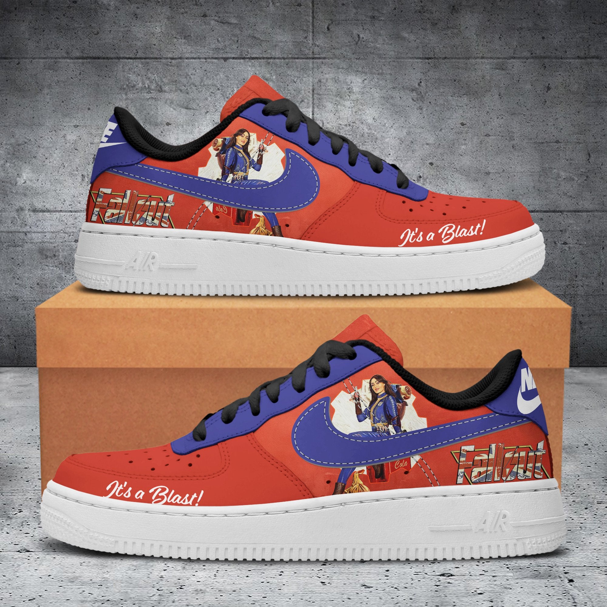 Fallout Air Low-Top Sneakers Shoes For Men And Women