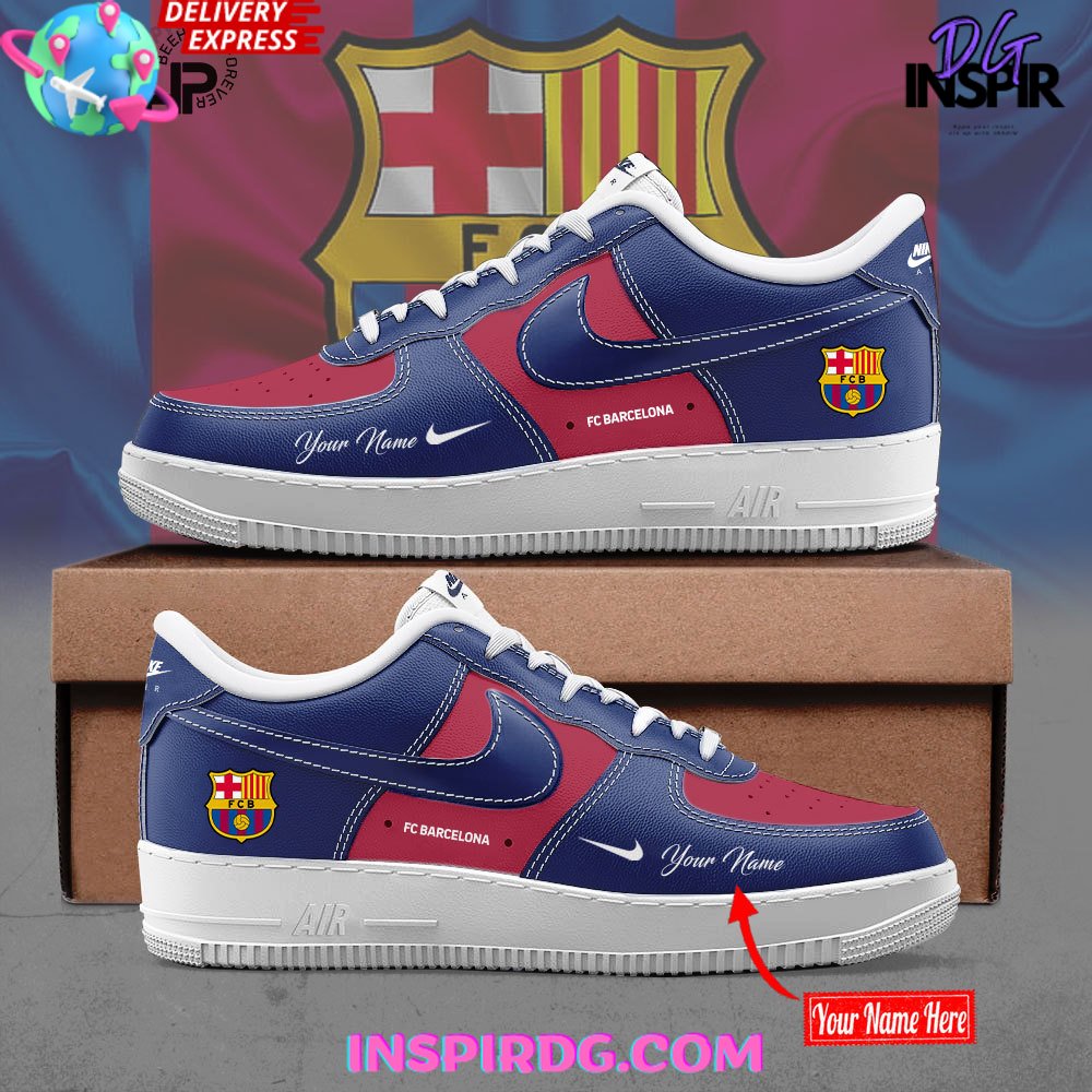 FC Barcelona Custom Name Air Force 1