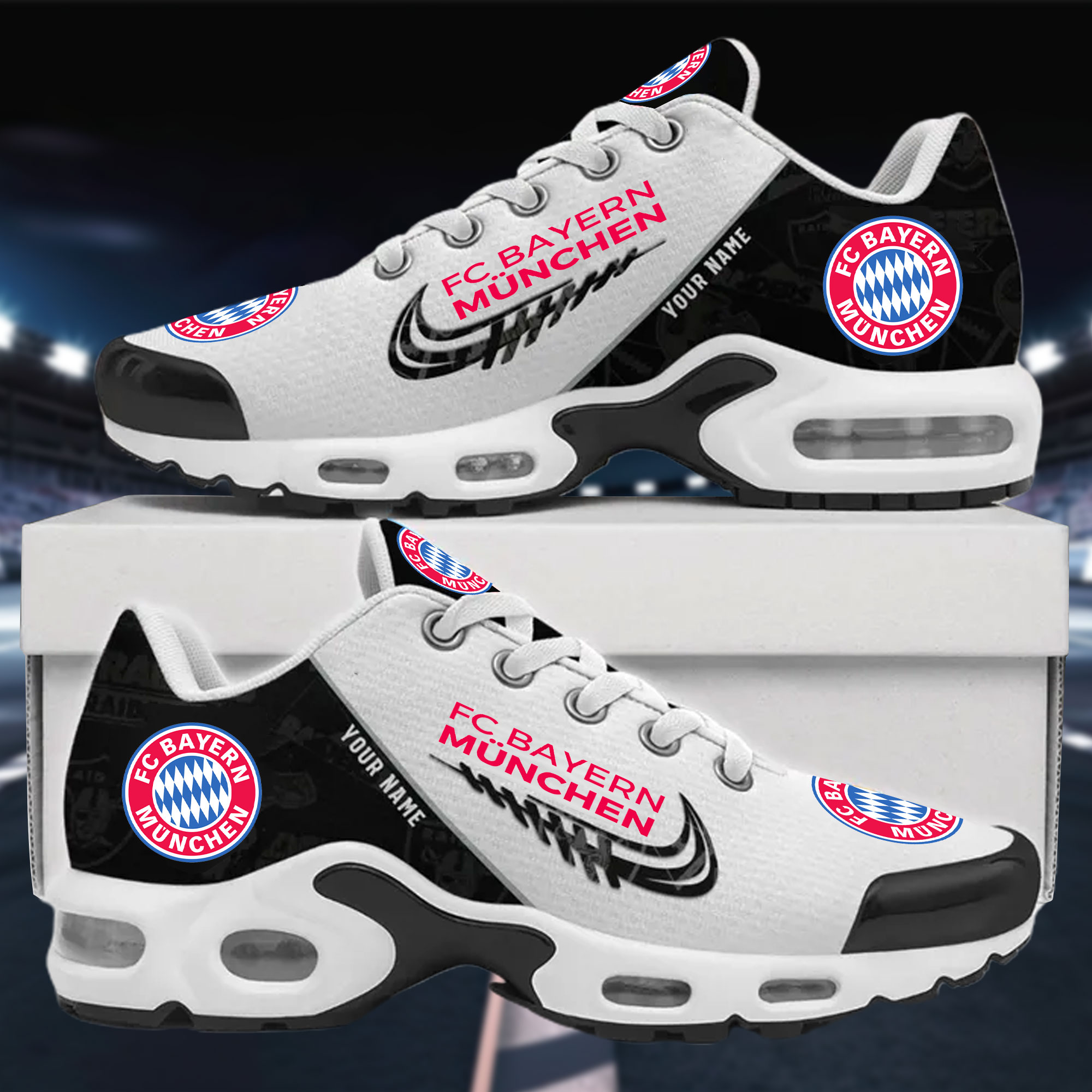 FC Bayern M nchen Air Max Plus Shoes Sneakers For Men And Women