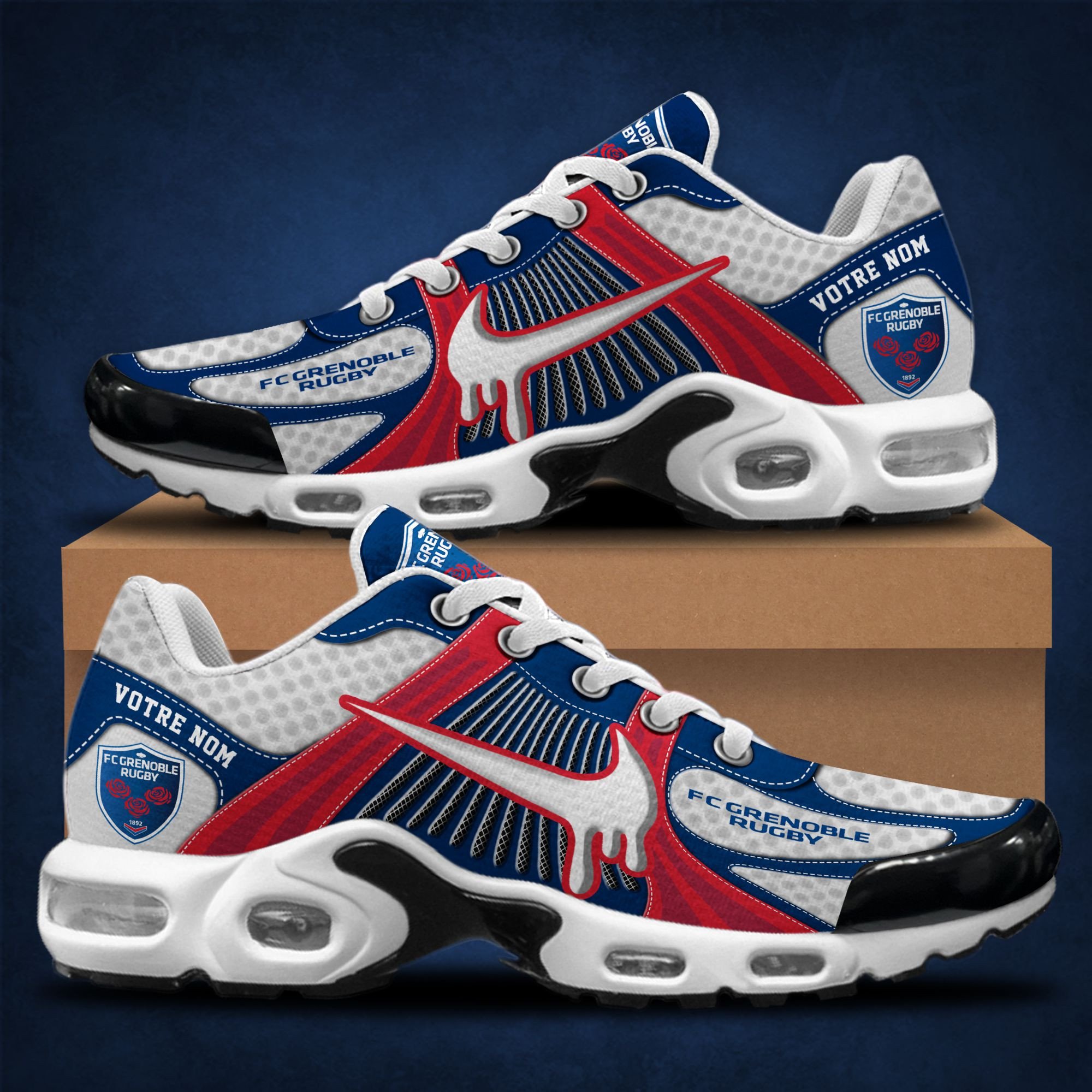 FC Grenoble Air Max Plus Shoes Sneakers For Men And Women