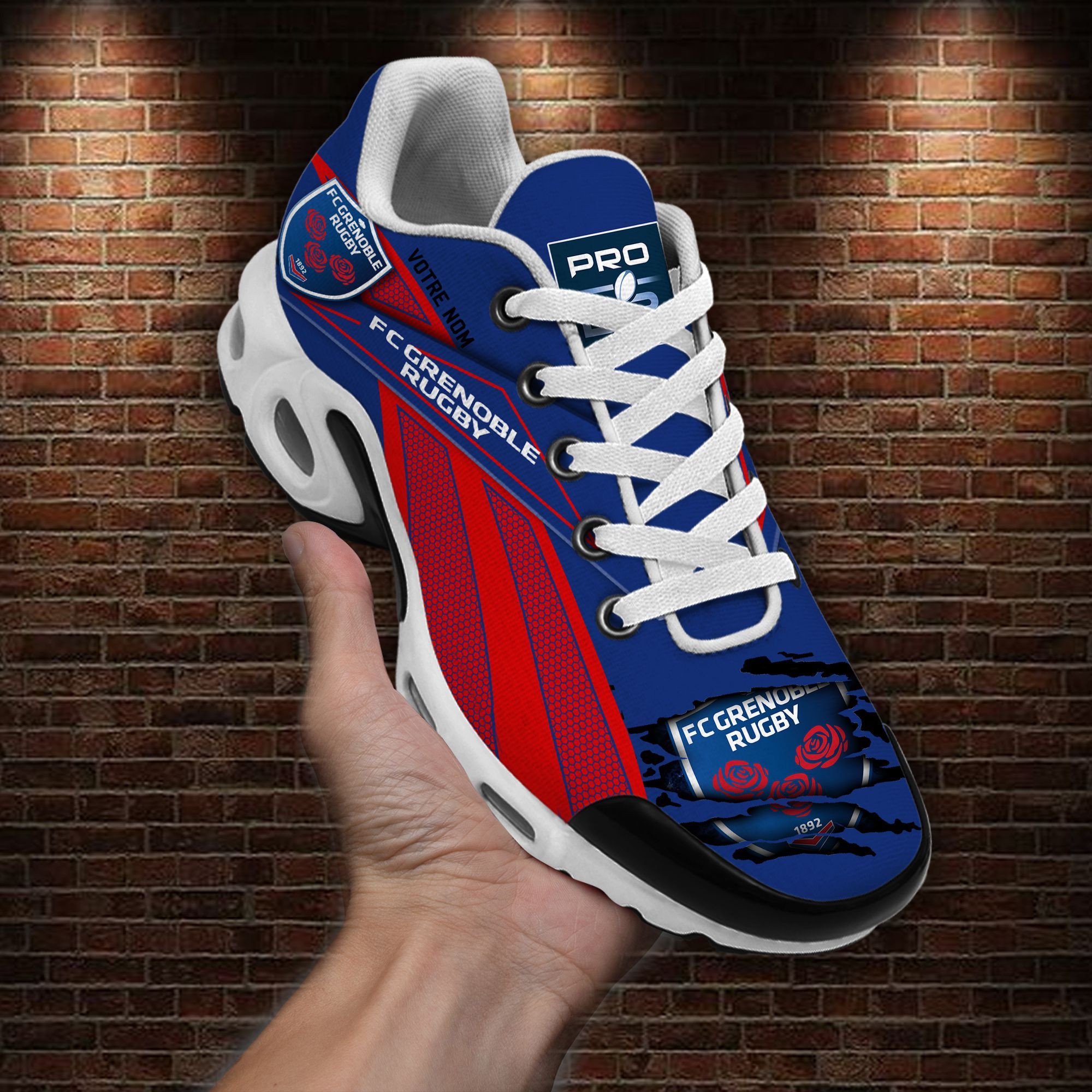 FC Grenoble Rugby Air Max Plus Shoes Sneakers For Men And Women