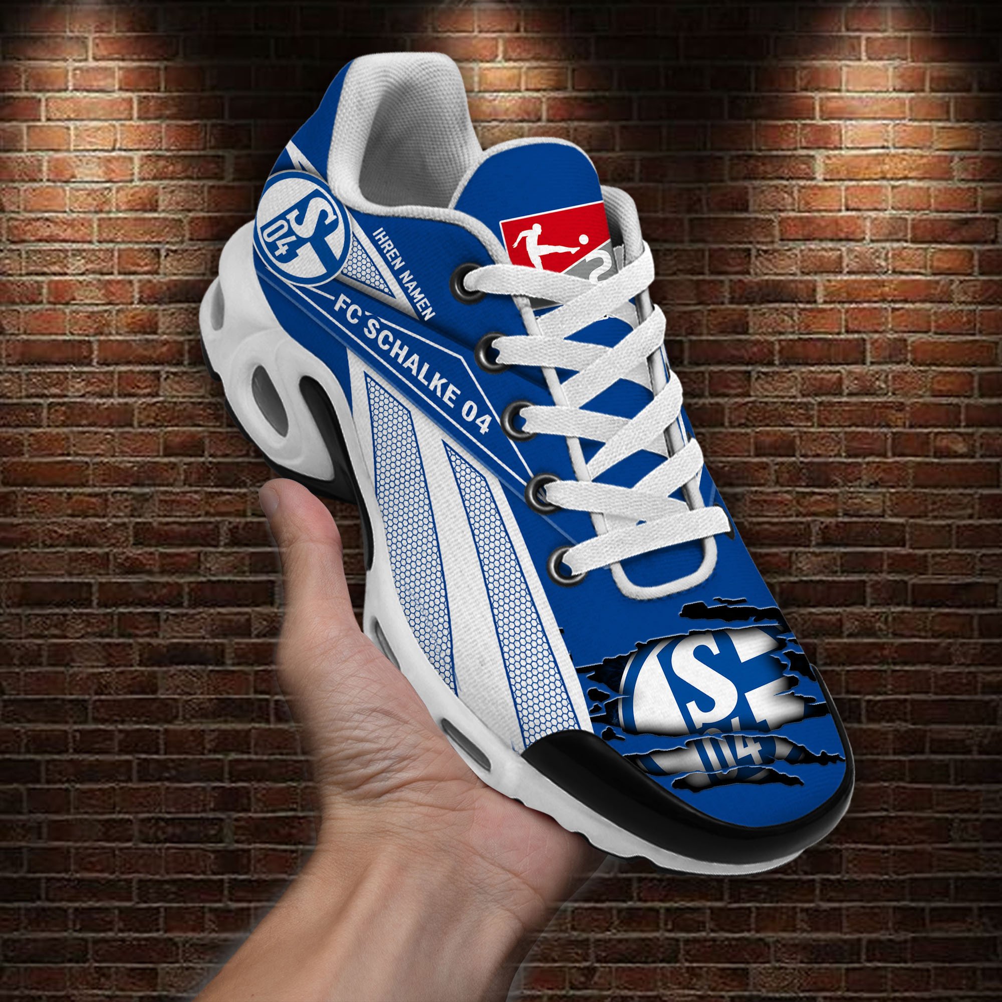 FC Schalke 04 Air Max Plus Shoes Sneakers For Men And Women
