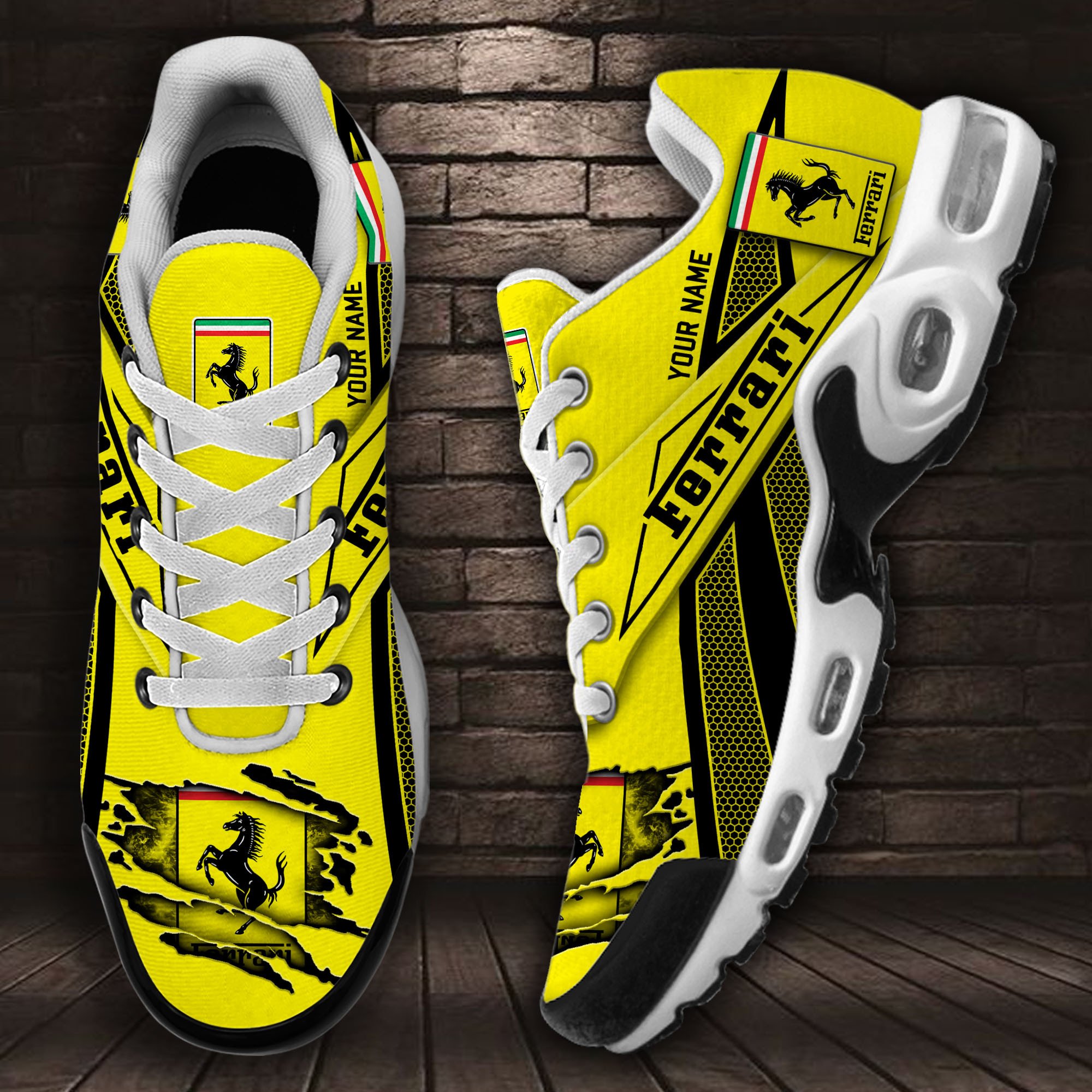 Ferrari Air Max Plus Shoes Sneakers For Men And Women