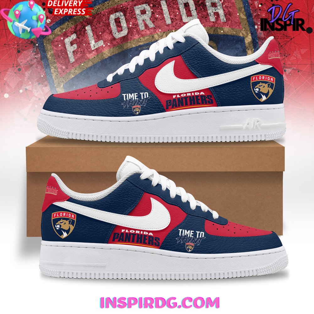 Floria Panthers Time To Hunt Air Force 1 Sneaker