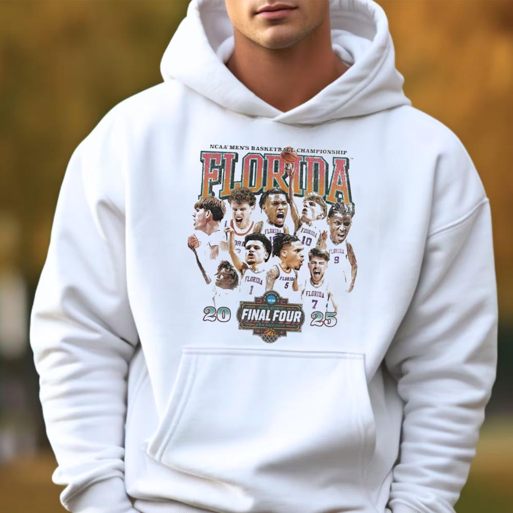 Florida Gators 2025 NCAA Men's Basketball Championship Final Four Bobblehead March Madness Hoodie