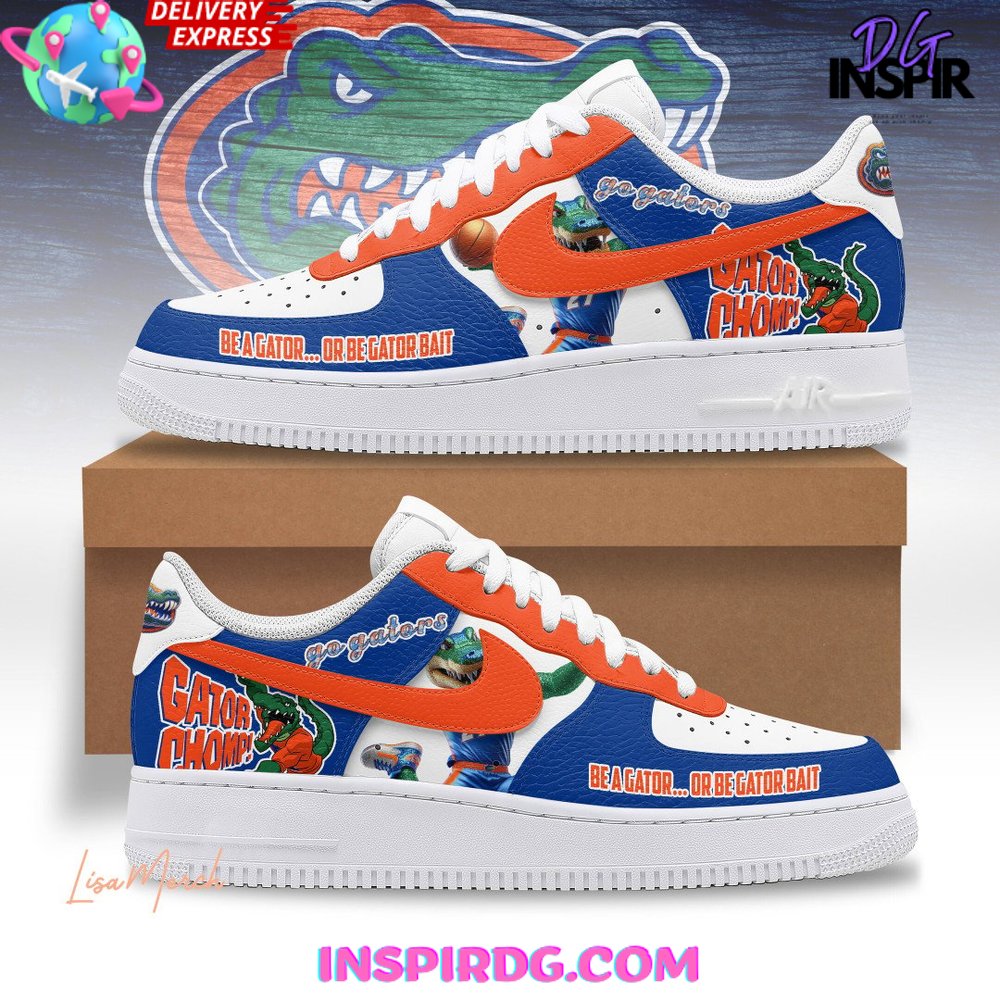 Florida Gators Go Gators Limited Edition Air Force 1 Sneakers