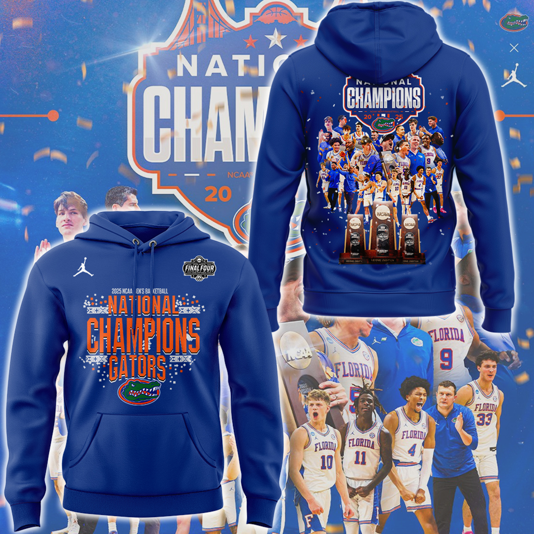 Florida Gators Men's Basketball 3Rd National Champions Hoodie Best Presents For Basketball Players