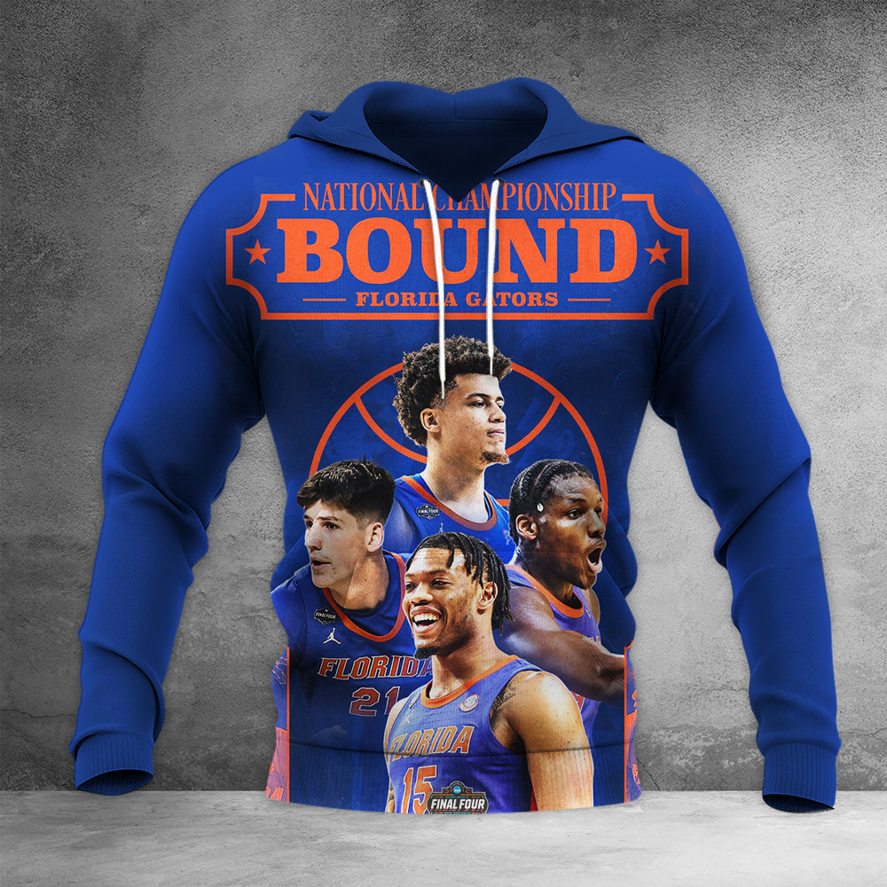 Florida Gators Men's Basketball Head To National Championship Game 2025 NCAA March Madness Hoodie