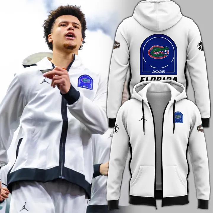 Florida Gators Men's Basketball National Champions Zip Hoodie Gifts For Basketball Teammates