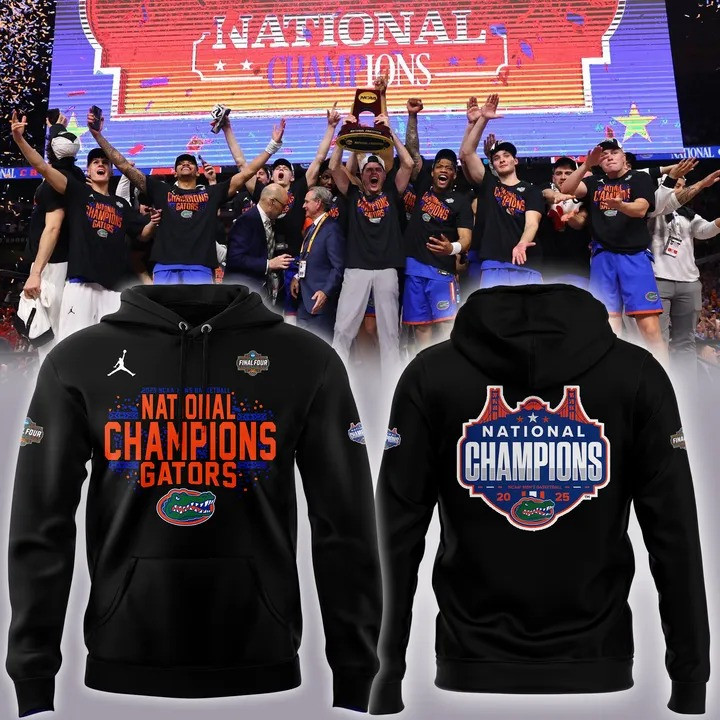 Florida Gators National Champions 2025 Hoodie Gators Championship Merchandise Fan Gear