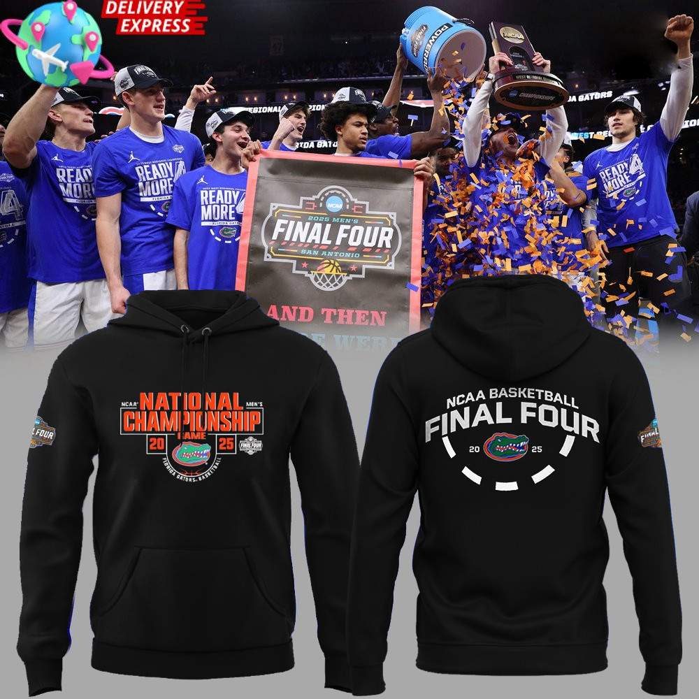 Florida Gators National Championship 2025 Men's Basketball Hoodie Basketball