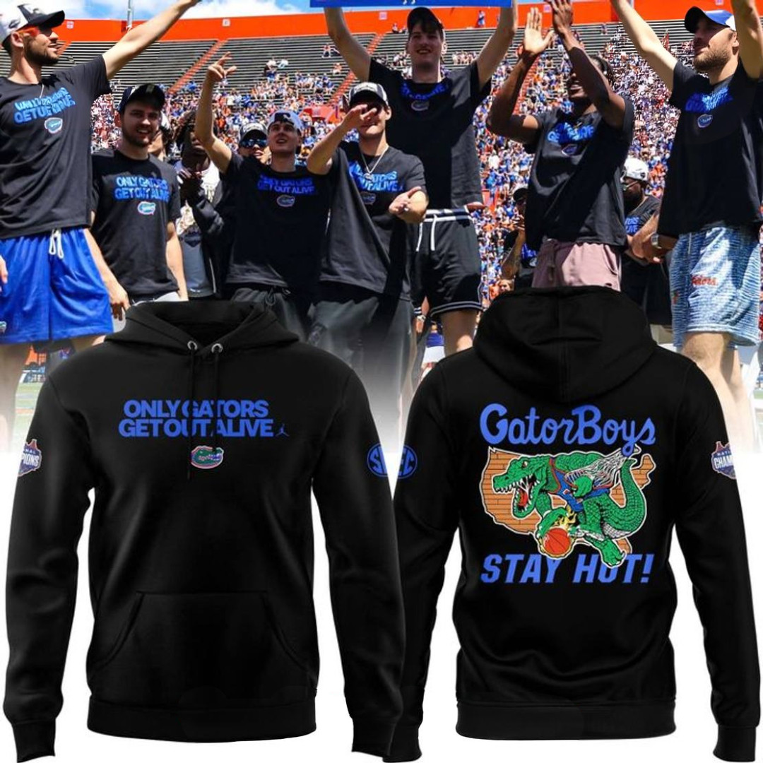 Florida Gators Only Gators Get Out Alive Special Black Hoodie Best