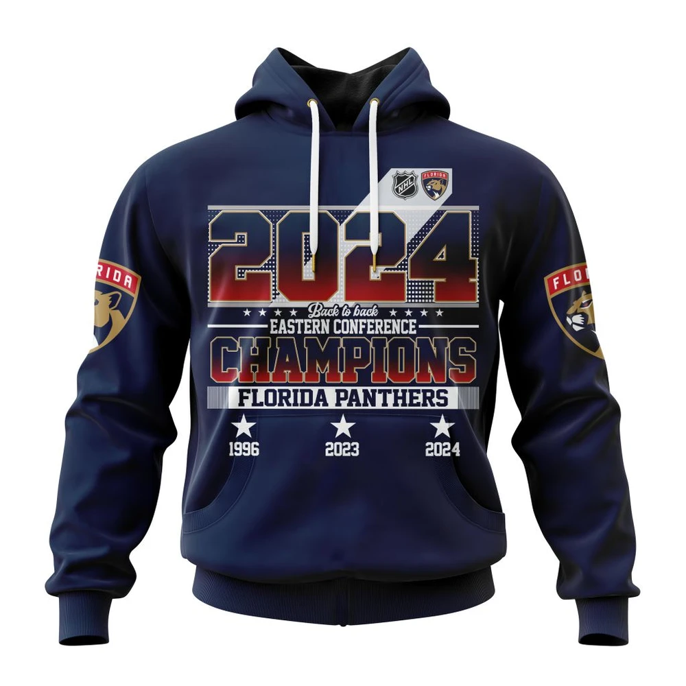 Florida Panthers Eastern Conference Champions All Over Print Hoodie Style 18878