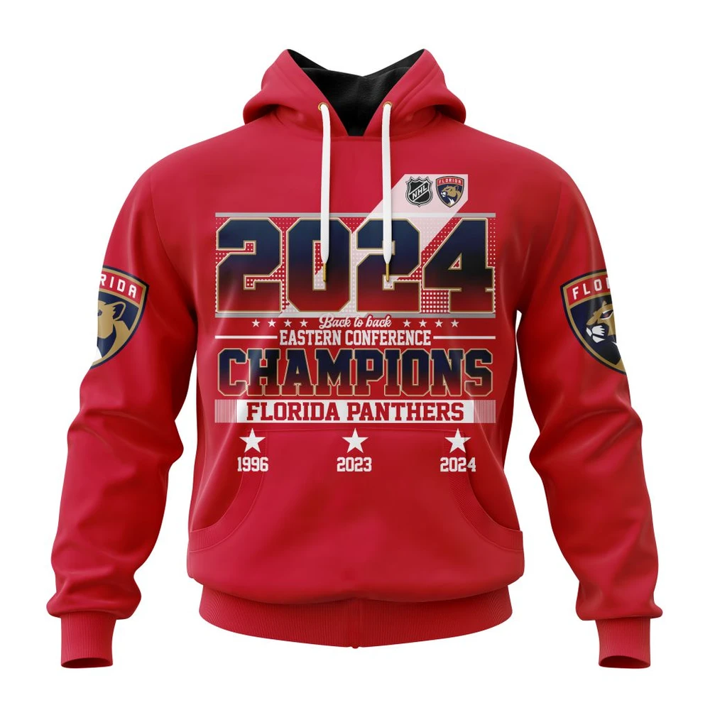 Florida Panthers Eastern Conference Champions All Over Print Hoodie Style 70318
