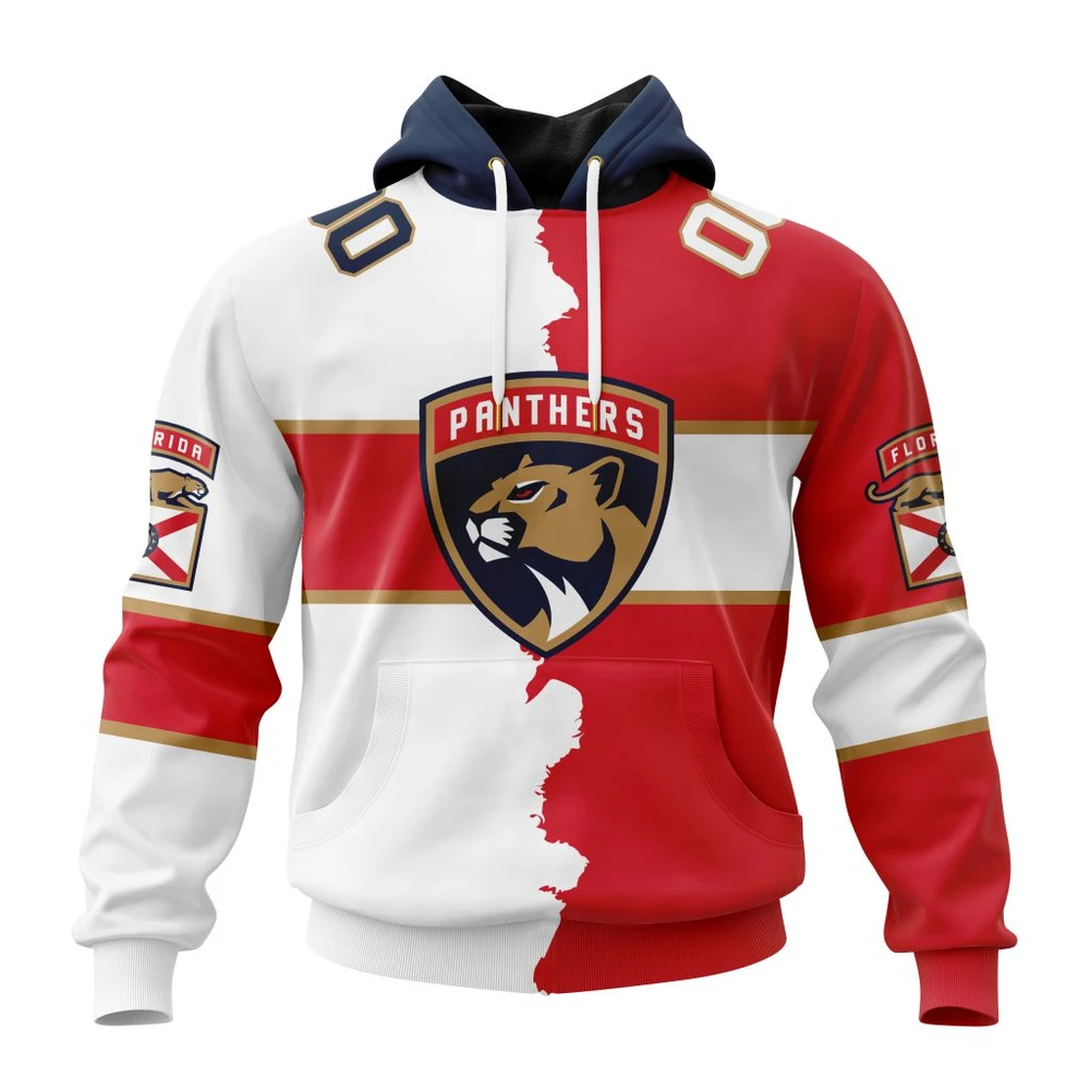 Florida Panthers Personalize Home Mix Away Kits All Over Print Hoodie Style 24554