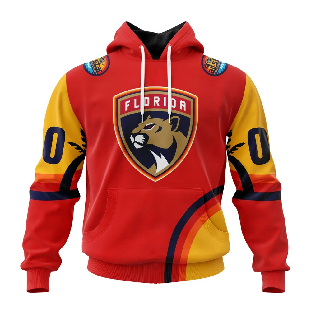 Florida Panthers Special All-Star Game Design With Florida Sunset All Over Print Hoodie Style 85309