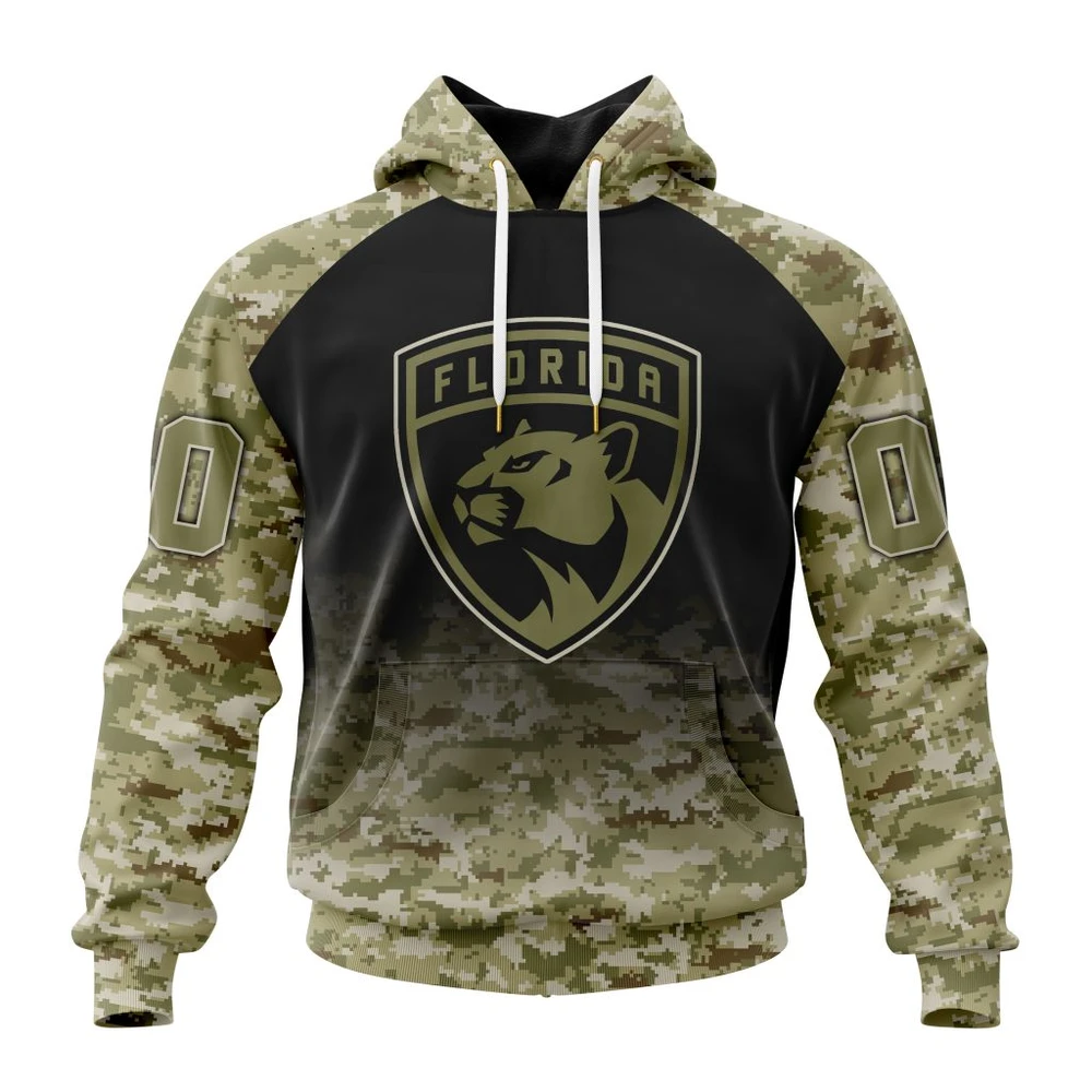 Florida Panthers Special Camo Design For Veterans Day All Over Print Hoodie Style 94847