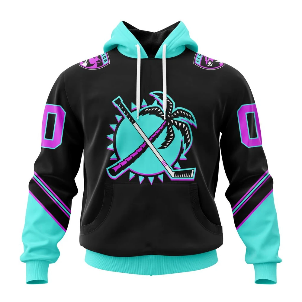 Florida Panthers Special City Connect Design All Over Print Hoodie Style 20475