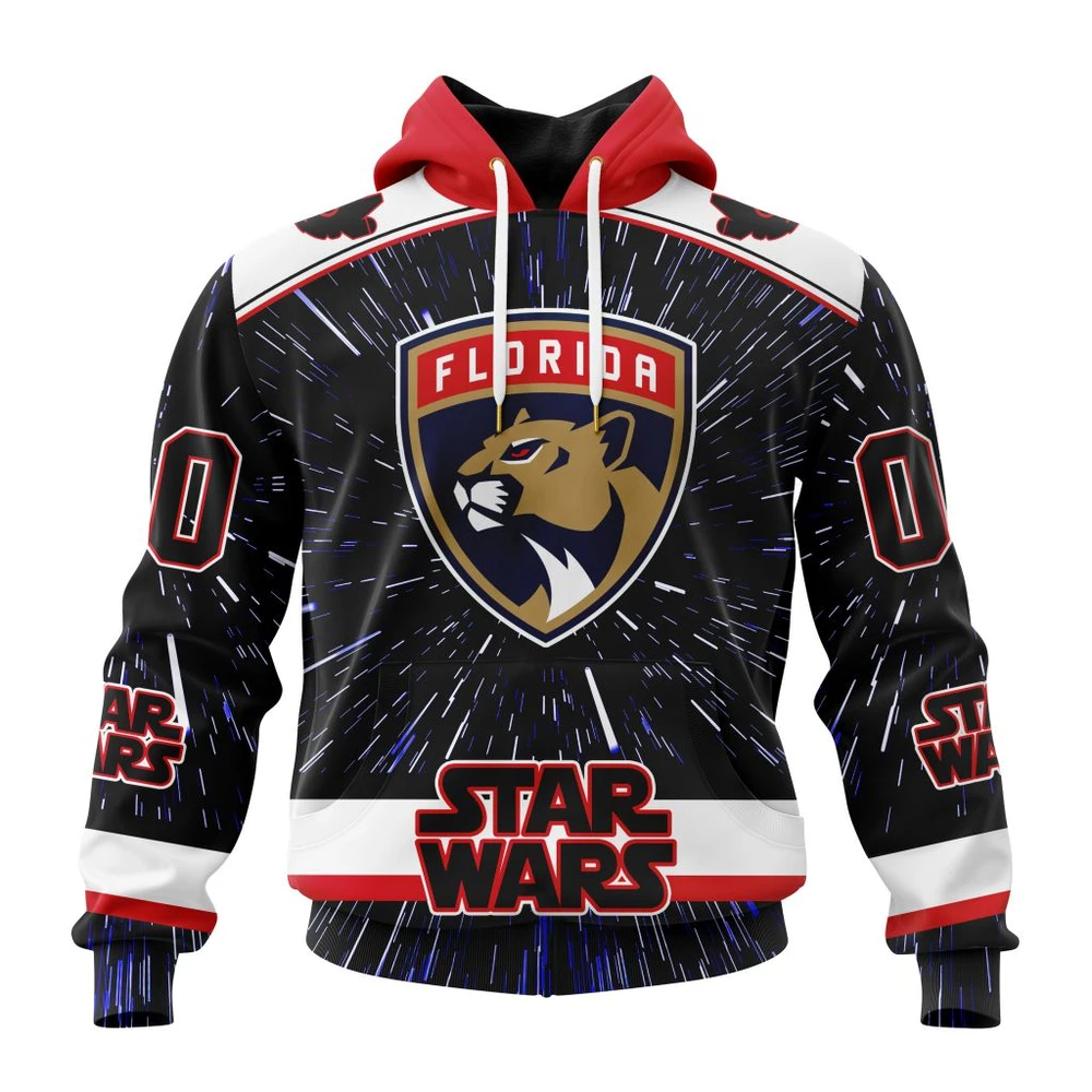 Florida Panthers Special Star Wars Design All Over Print Hoodie Style 44456