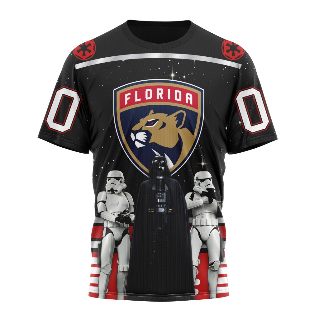 Florida Panthers Special Star Wars Design May The 4th Be With You Personalized Name And Number T-Shirt Oregontrailrvpk Shirt