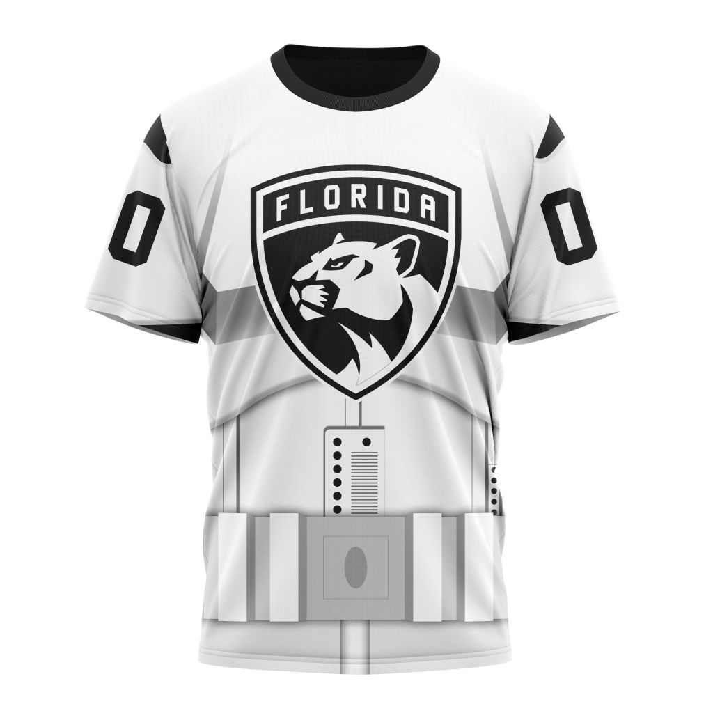 Florida Panthers Special Star Wars Stormtroopers Design Personalized Name And Number T-Shirt Oregontrailrvpk Shirt