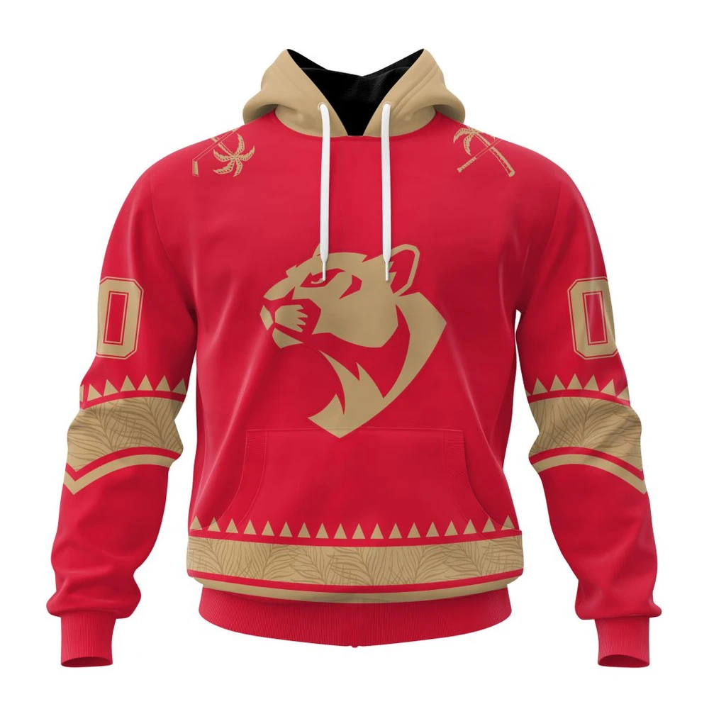 Florida Panthers Special Two-Tone Design All Over Print Hoodie Style 69704