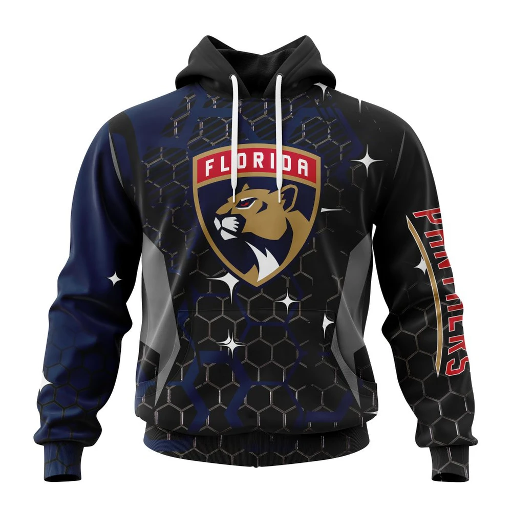 Florida Panthers Specialized Design With Motocross All Over Print Hoodie Style 41982