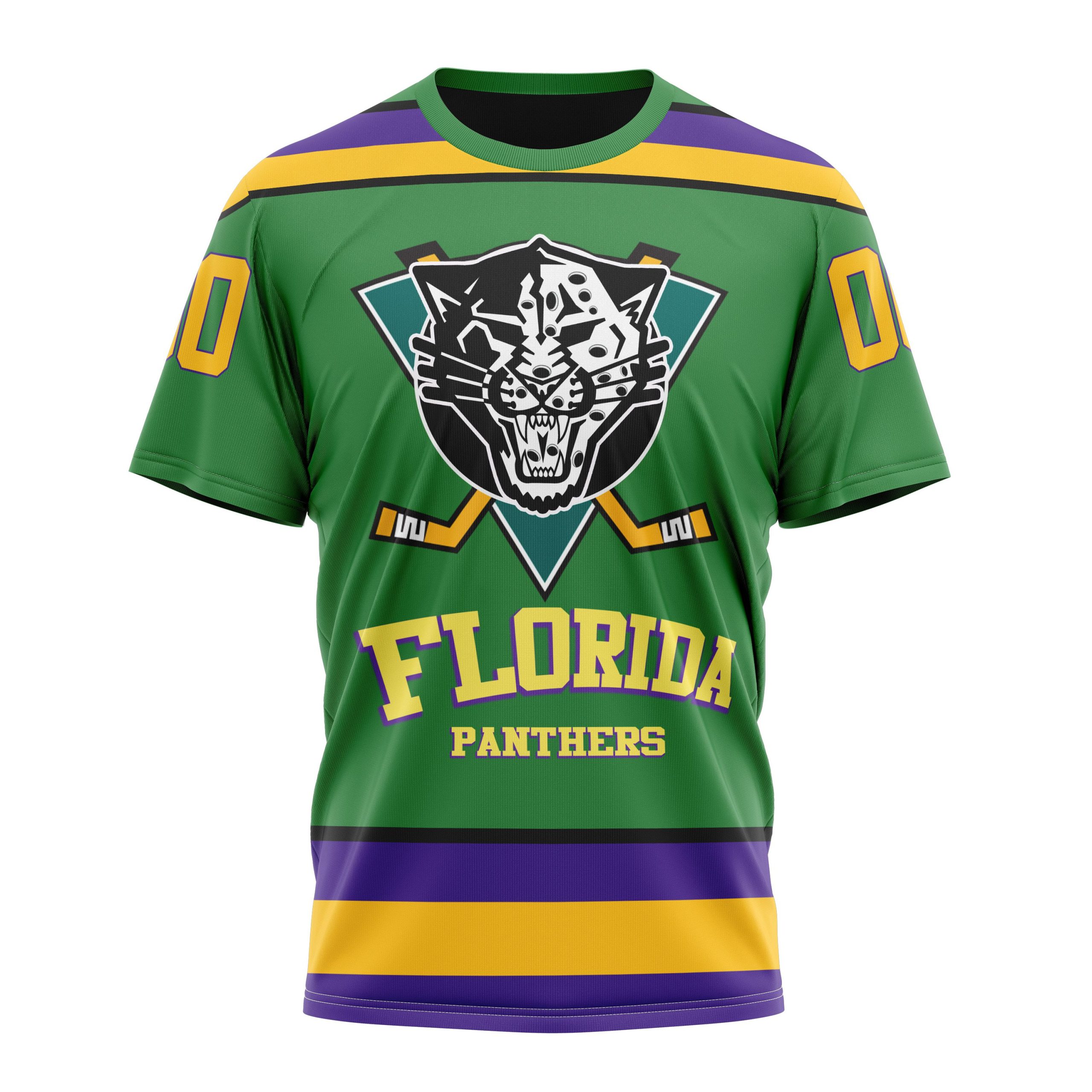 Florida Panthers Specialized Design X The Mighty Ducks Personalized Name And Number T-Shirt Oregontrailrvpk Shirt