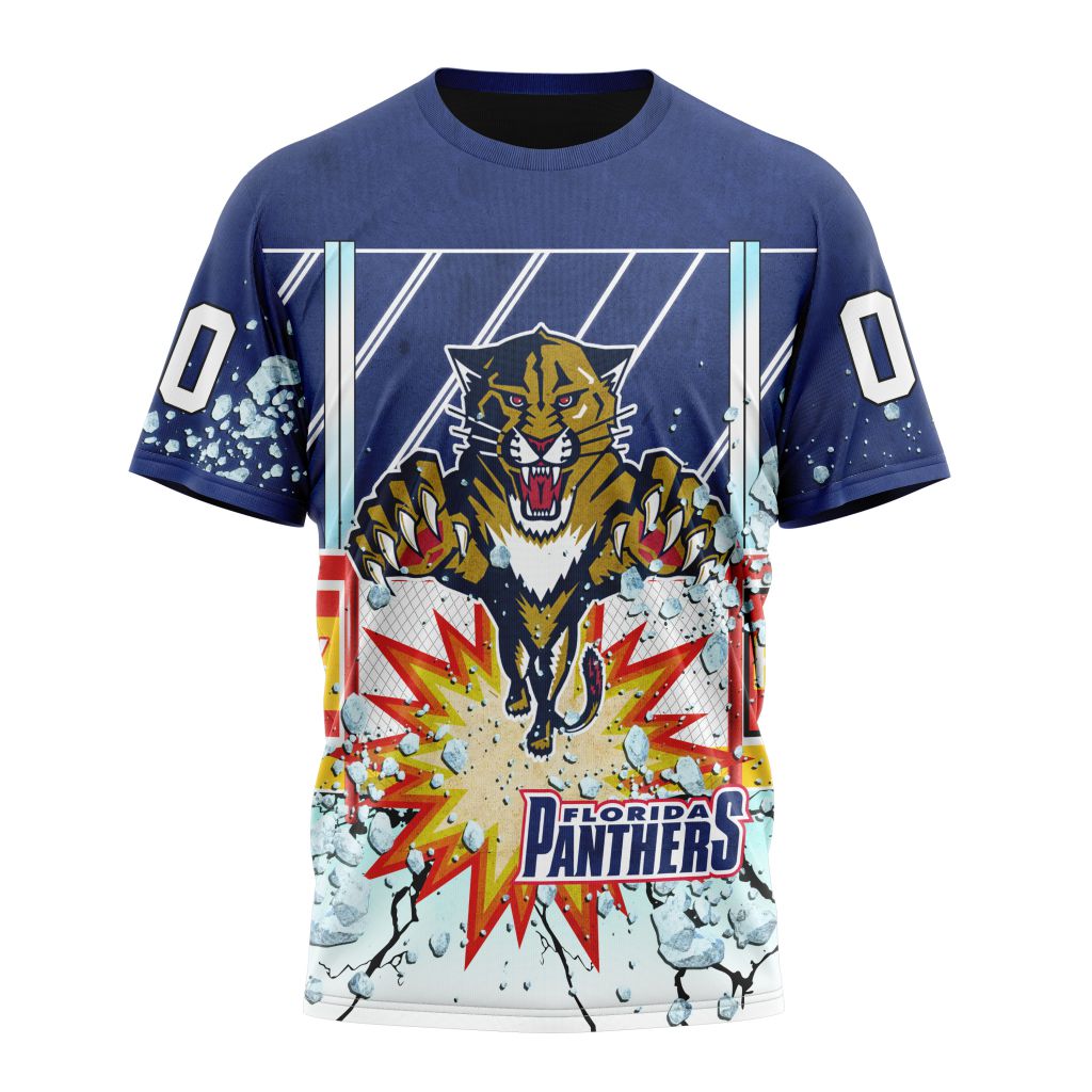 Florida Panthers Specialized Jersey With Ice Hockey Arena Personalized Name And Number T-Shirt Oregontrailrvpk Shirt