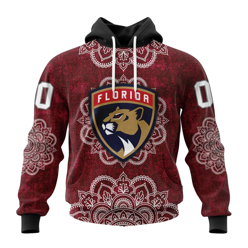 Florida Panthers Specialized Mandala All Over Print Hoodie Style 58389