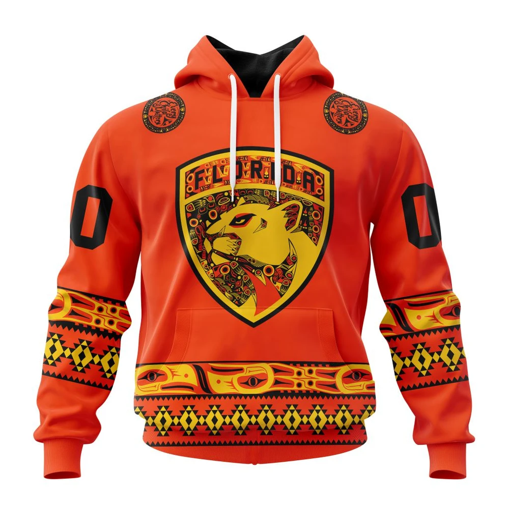 Florida Panthers Specialized National Day For Truth And Reconciliation All Over Print Hoodie Style 91995