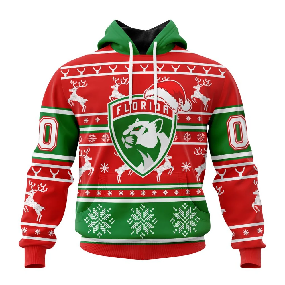 Florida Panthers Specialized Unisex Christmas Is Coming All Over Print Hoodie Style 73190