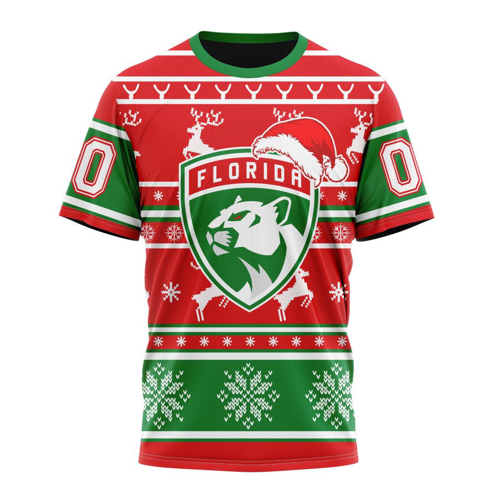 Florida Panthers Specialized Unisex Christmas Is Coming Personalized Name And Number T-Shirt Oregontrailrvpk Shirt