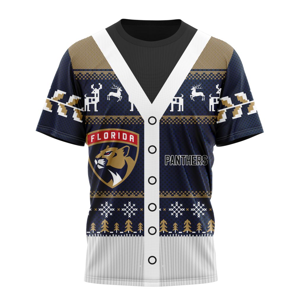 Florida Panthers Specialized Unisex Sweater For Chrismas Season Personalized Name And Number T-Shirt Oregontrailrvpk Shirt