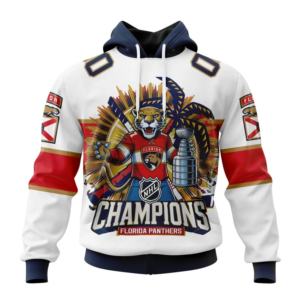 Florida Panthers Stanley Cup Champions Away Kits All Over Print Hoodie Style 66663